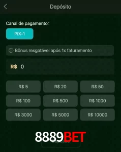 deposits 8889BET